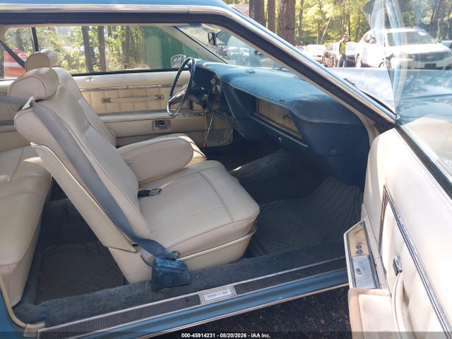 1978 Lincoln Mark V მანქანა იყიდება აუქციონზე, vin: 8Y89A858262, აუქციონის ნომერი: 45914231