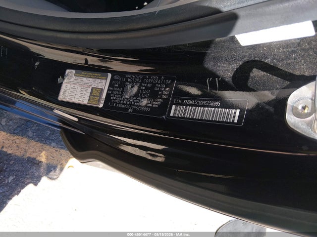 45914477 :رقم المزاد ، KNDMA5C10H6258995 vin ، 2017 Kia Sedona L مزاد بيع