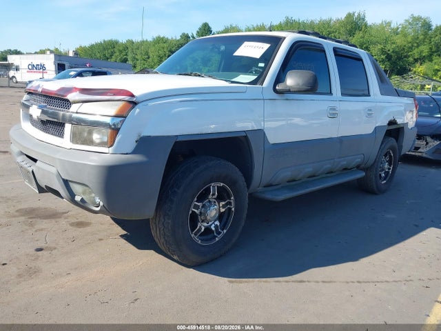 Aukcja sprzedaży 2002 Chevrolet Avalanche 2500, vin: 3GNGK23G42G180585, numer aukcji: 45914518