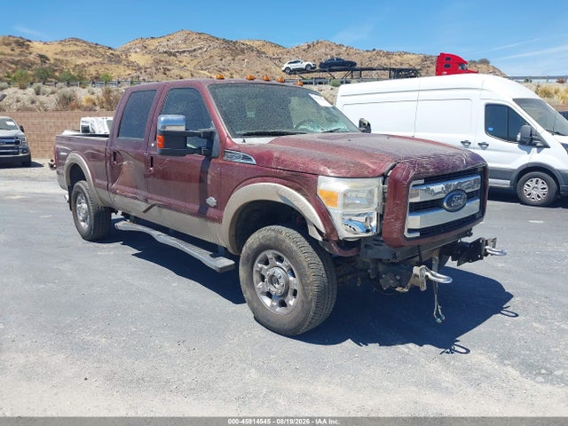 45914545 :رقم المزاد ، 1FT8W3BT4CEC26284 vin ، 2012 Ford F-350 Lariat مزاد بيع