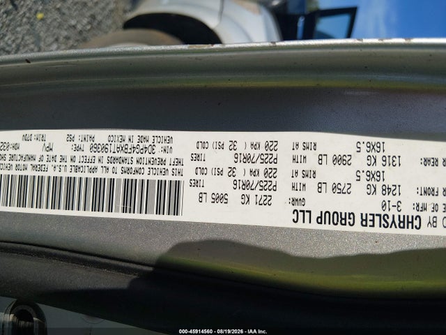 2010 Dodge Journey Se მანქანა იყიდება აუქციონზე, vin: 3D4PG4FBXAT190360, აუქციონის ნომერი: 45914560