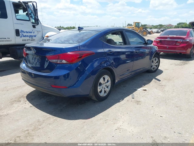 Продажа на аукционе авто 2016 Hyundai Elantra Se, vin: 5NPDH4AE9GH797261, номер лота: 45914628