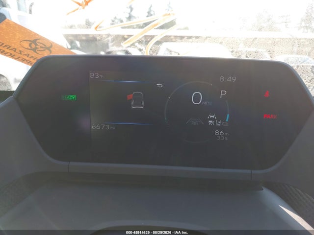 2025 Toyota Bz4x Xle მანქანა იყიდება აუქციონზე, vin: JTMAAAAA4SA073948, აუქციონის ნომერი: 45914629