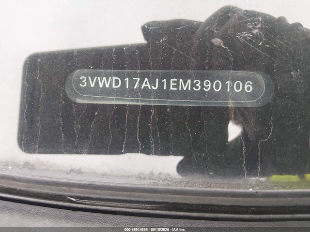 Aukcja sprzedaży 2014 Volkswagen Jetta 1.8t Se, vin: 3VWD17AJ1EM390106, numer aukcji: 45914698