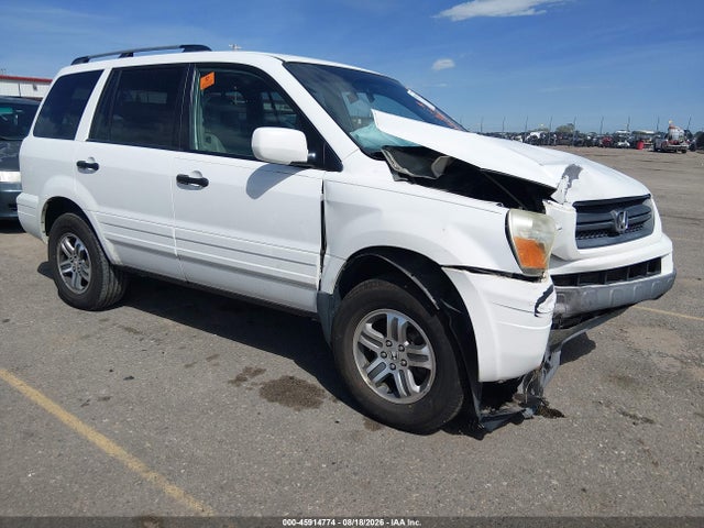 2004 Honda Pilot Ex-l მანქანა იყიდება აუქციონზე, vin: 2HKYF186X4H614420, აუქციონის ნომერი: 45914774