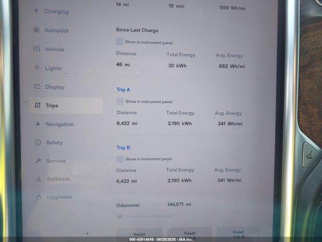 Продаж на аукціоні авто 2017 Tesla Model S 60/75, vin: 5YJSA1E18HF204622, номер лоту: 45914946