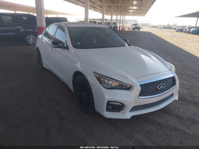 2018 Infiniti Q50 3.0t Luxe მანქანა იყიდება აუქციონზე, vin: JN1EV7AP7JM354056, აუქციონის ნომერი: 45915185