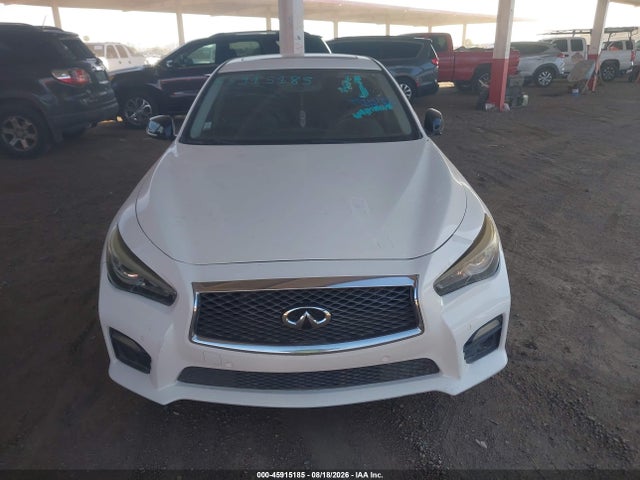 2018 Infiniti Q50 3.0t Luxe მანქანა იყიდება აუქციონზე, vin: JN1EV7AP7JM354056, აუქციონის ნომერი: 45915185