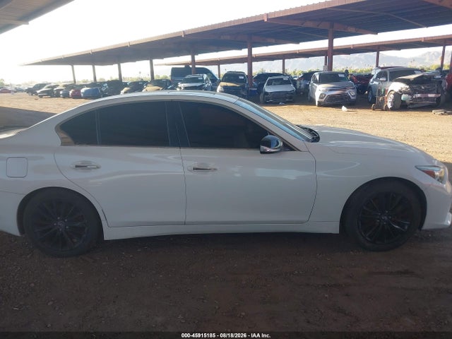 2018 Infiniti Q50 3.0t Luxe მანქანა იყიდება აუქციონზე, vin: JN1EV7AP7JM354056, აუქციონის ნომერი: 45915185