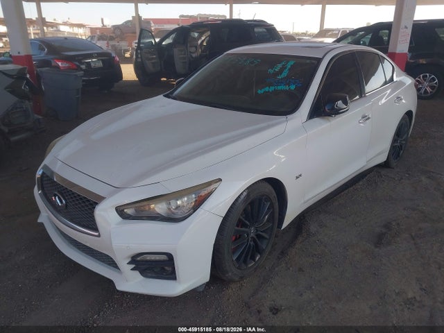 2018 Infiniti Q50 3.0t Luxe მანქანა იყიდება აუქციონზე, vin: JN1EV7AP7JM354056, აუქციონის ნომერი: 45915185