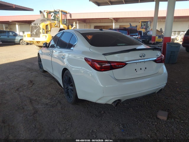 2018 Infiniti Q50 3.0t Luxe მანქანა იყიდება აუქციონზე, vin: JN1EV7AP7JM354056, აუქციონის ნომერი: 45915185