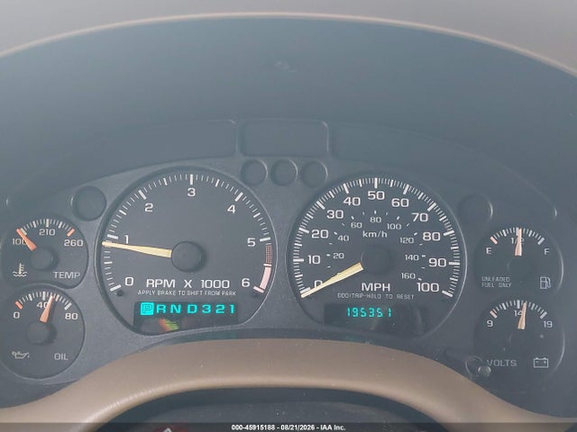 45915188 :رقم المزاد ، 1GNDT13W3X2205557 vin ، 1999 Chevrolet Blazer Ls مزاد بيع