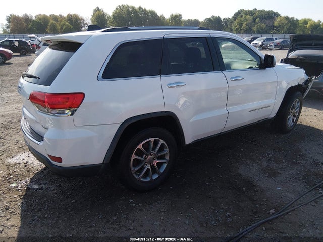 Продажа на аукционе авто 2015 Jeep Grand Cherokee Limited, vin: 1C4RJEBG2FC807736, номер лота: 45915212