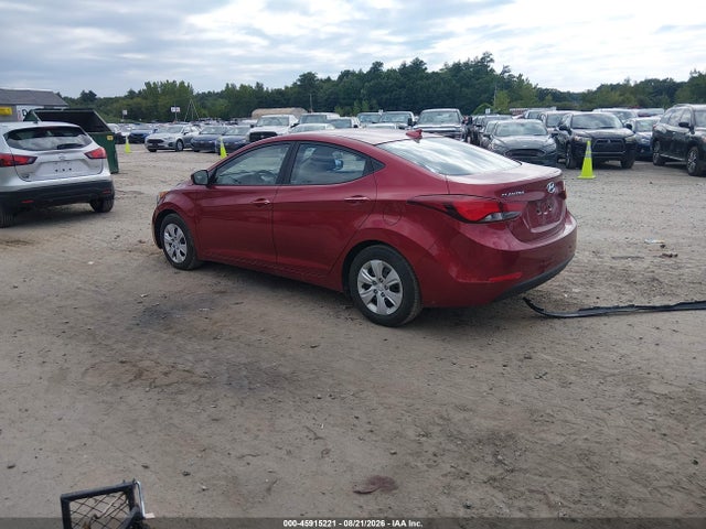 Aukcja sprzedaży 2016 Hyundai Elantra Se, vin: 5NPDH4AE1GH741542, numer aukcji: 45915221