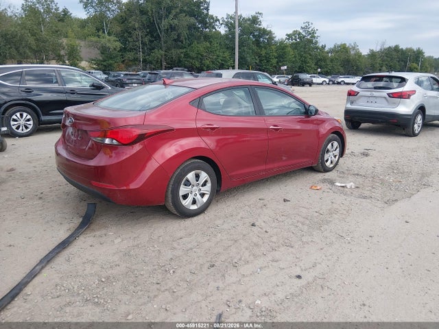 Aukcja sprzedaży 2016 Hyundai Elantra Se, vin: 5NPDH4AE1GH741542, numer aukcji: 45915221