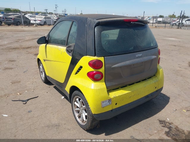 45915269 :رقم المزاد ، WMEEJ31X18K203030 vin ، 2008 Smart Fortwo Passion/pure مزاد بيع