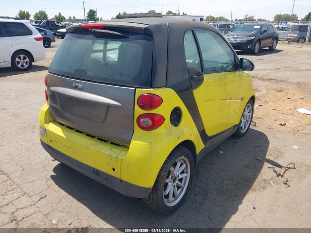 45915269 :رقم المزاد ، WMEEJ31X18K203030 vin ، 2008 Smart Fortwo Passion/pure مزاد بيع