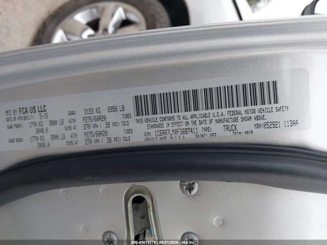 1C6RR7LM0FS687411 RAM 1500 Big Horn