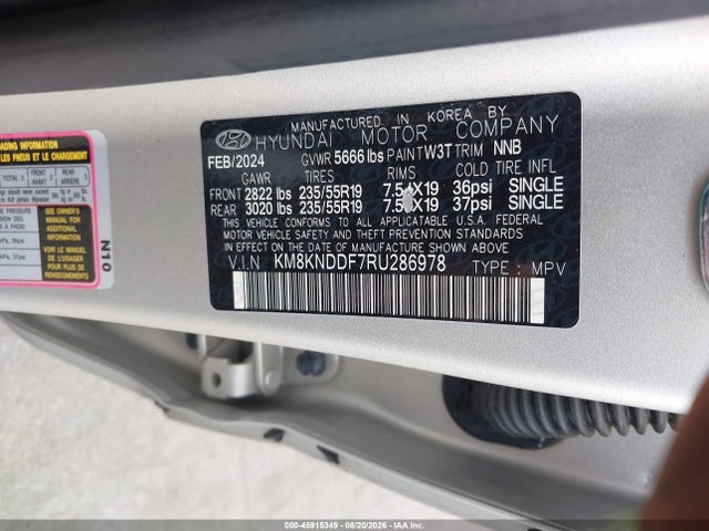 KM8KNDDF7RU286978 Hyundai Ioniq 5 Sel