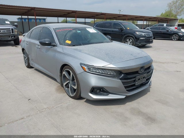 Aukcja sprzedaży 2021 Honda Accord Sport, vin: 1HGCV1F38MA073818, numer aukcji: 45915466