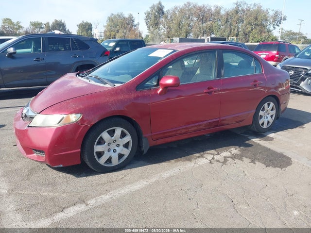 45915472 :رقم المزاد ، 2HGFA16529H332631 vin ، 2009 Honda Civic Lx مزاد بيع