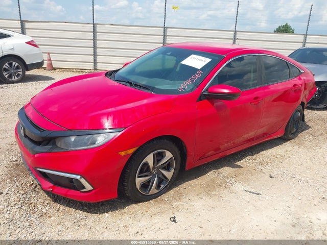 Aukcja sprzedaży 2019 Honda Civic Lx, vin: 2HGFC2F66KH592495, numer aukcji: 45915569