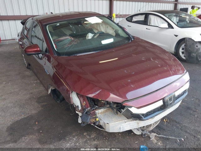 2018 Honda Clarity Plug-in Hybrid მანქანა იყიდება აუქციონზე, vin: JHMZC5F13JC022987, აუქციონის ნომერი: 45915636