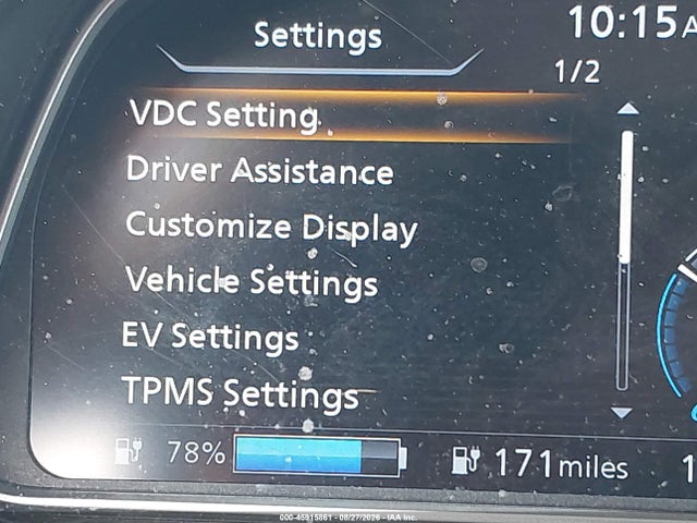 1N4BZ1CV9MC550206 Nissan Leaf Sv Plus 62 Kwh