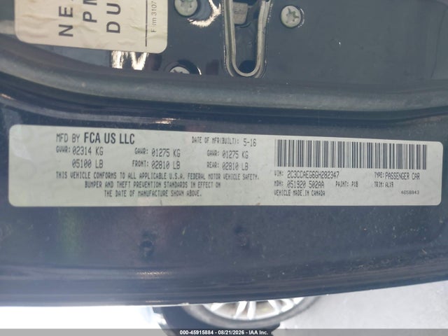 Chrysler 300C 2016 2C3CCAEG6GH282347 Image 9