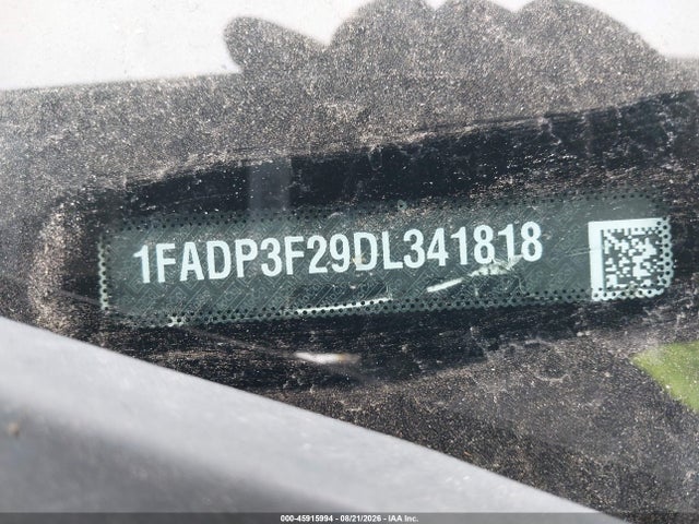 2013 Ford Focus Se მანქანა იყიდება აუქციონზე, vin: 1FADP3F29DL341818, აუქციონის ნომერი: 45915994