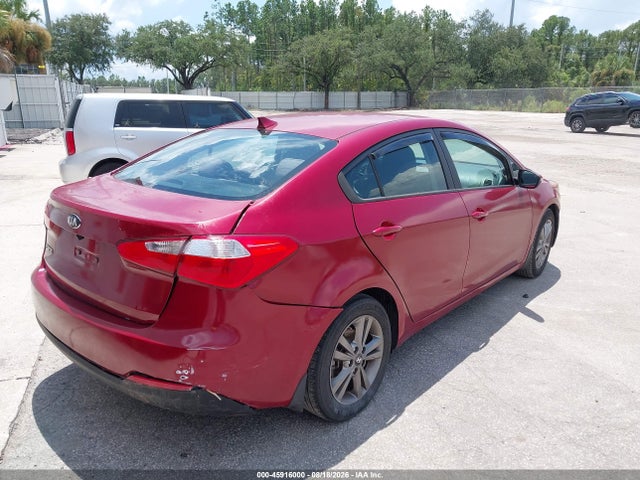 2014 Kia Forte Lx მანქანა იყიდება აუქციონზე, vin: KNAFX4A68E5150381, აუქციონის ნომერი: 45916000