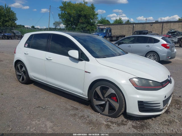 2015 Volkswagen Golf Gti 2.0t Autobahn 4-door მანქანა იყიდება აუქციონზე, vin: 3VW4T7AU7FM002575, აუქციონის ნომერი: 45916304