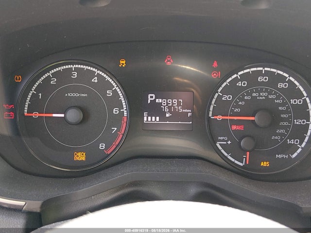 2019 Subaru Crosstrek 2.0i Premium მანქანა იყიდება აუქციონზე, vin: JF2GTACC9K8213942, აუქციონის ნომერი: 45916319