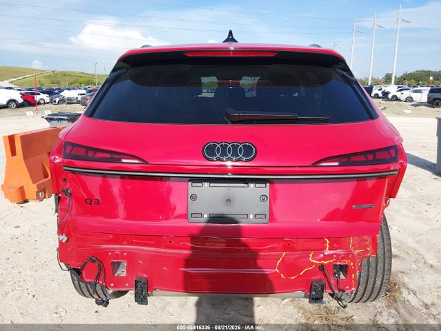 Aukcja sprzedaży 2026 Audi Q3 Tfsi Quattro S Tronic, vin: WA1ABCFJ8T1073738, numer aukcji: 45916336