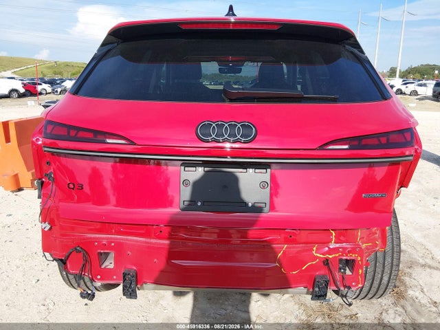 Aukcja sprzedaży 2026 Audi Q3 Tfsi Quattro S Tronic, vin: WA1ABCFJ8T1073738, numer aukcji: 45916336