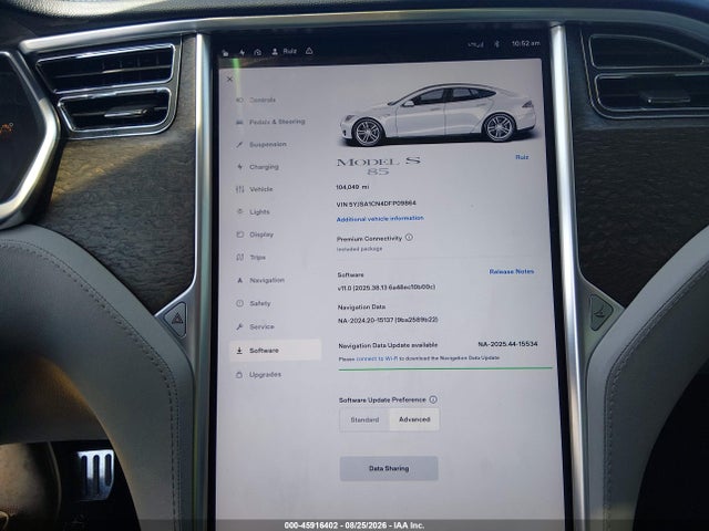 Aukcja sprzedaży 2013 Tesla Model S, vin: 5YJSA1CN4DFP09864, numer aukcji: 45916402