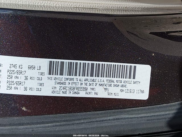 2C4RC1BG8FR655990 Chrysler Town &amp; Country Touring