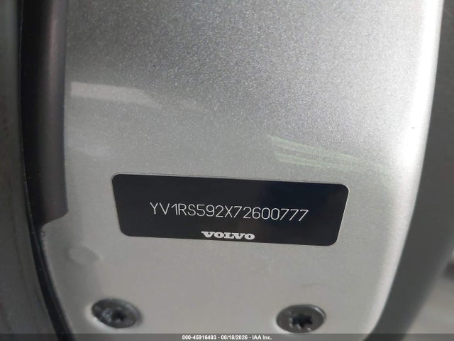 Продажа на аукционе авто 2009 Volvo S60 2.5t/2.5t Special Edition, vin: YV1RS592492738902, номер лота: 45916493