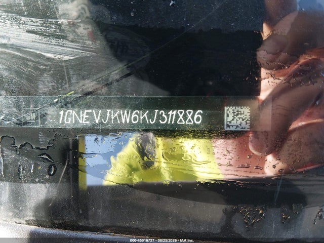 45916727 :رقم المزاد ، 1GNEVJKW6KJ311886 vin ، 2019 Chevrolet Traverse High Country مزاد بيع