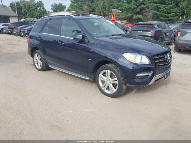 45916747 :رقم المزاد ، 4JGDA5HB2CA014364 vin ، 2012 Mercedes-benz Ml 350 4matic مزاد بيع