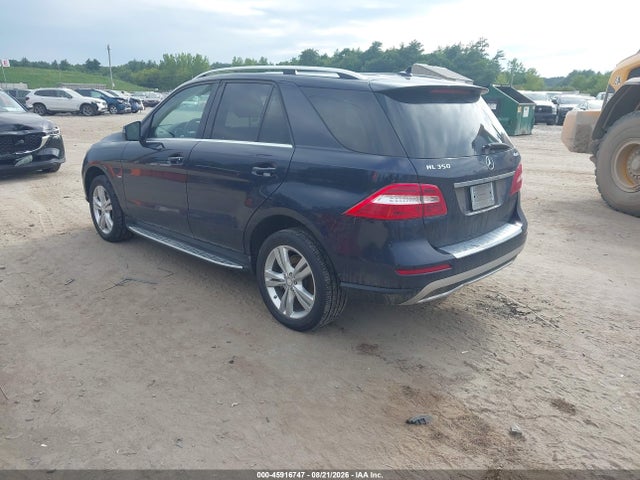 45916747 :رقم المزاد ، 4JGDA5HB2CA014364 vin ، 2012 Mercedes-benz Ml 350 4matic مزاد بيع