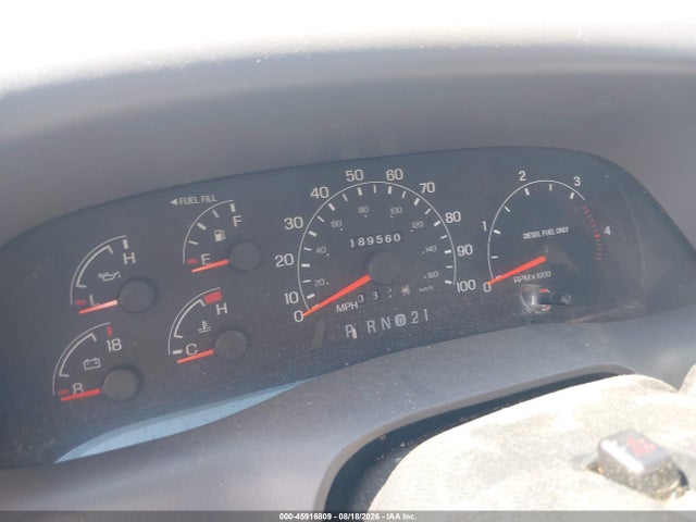 45916809 :رقم المزاد ، 1FTNW21F21ED89361 vin ، 2001 Ford F-250 Lariat/xl/xlt مزاد بيع