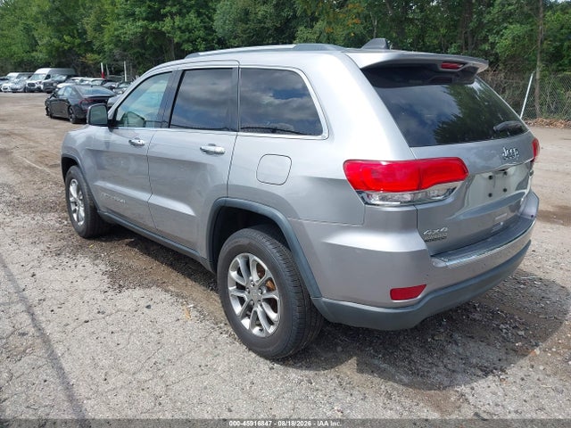 2016 Jeep Grand Cherokee Limited მანქანა იყიდება აუქციონზე, vin: 1C4RJFBG2GC491956, აუქციონის ნომერი: 45916847
