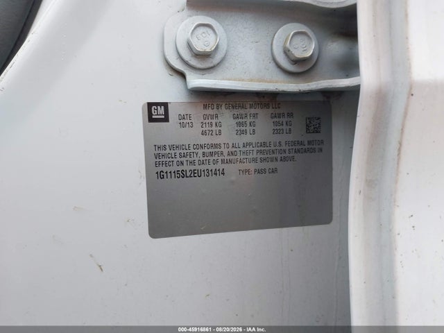 1G1115SL2EU131414 Chevrolet IMPALA 1LT