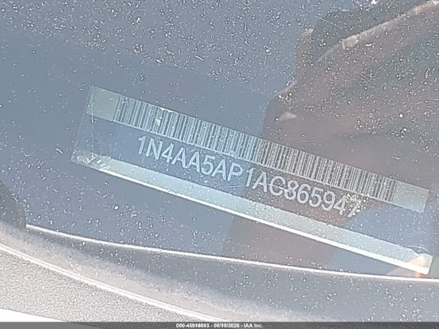 2010 Nissan Maxima 3.5 S მანქანა იყიდება აუქციონზე, vin: 1N4AA5AP1AC865947, აუქციონის ნომერი: 45916883