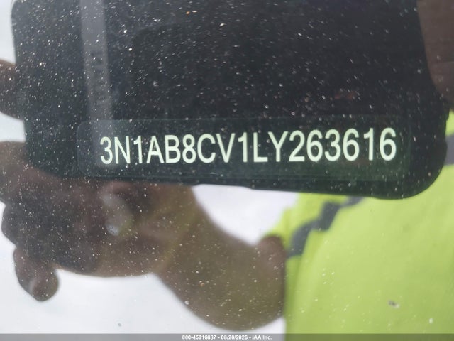 2020 Nissan Sentra Sv Xtronic Cvt მანქანა იყიდება აუქციონზე, vin: 3N1AB8CV1LY263616, აუქციონის ნომერი: 45916887