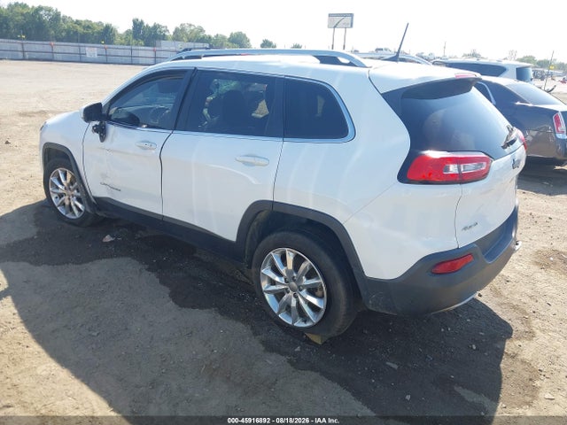 Продажа на аукционе авто 2016 Jeep Cherokee Limited, vin: 1C4PJMDB1GW197136, номер лота: 45916892