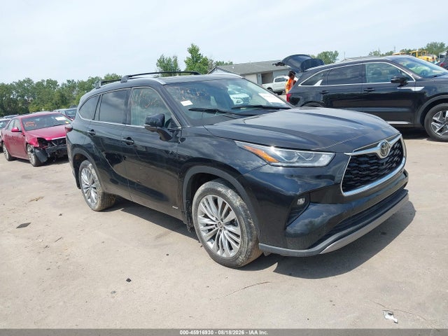 2025 Toyota Highlander Hybrid Platinum მანქანა იყიდება აუქციონზე, vin: 5TDEBRCH9SS655621, აუქციონის ნომერი: 45916930