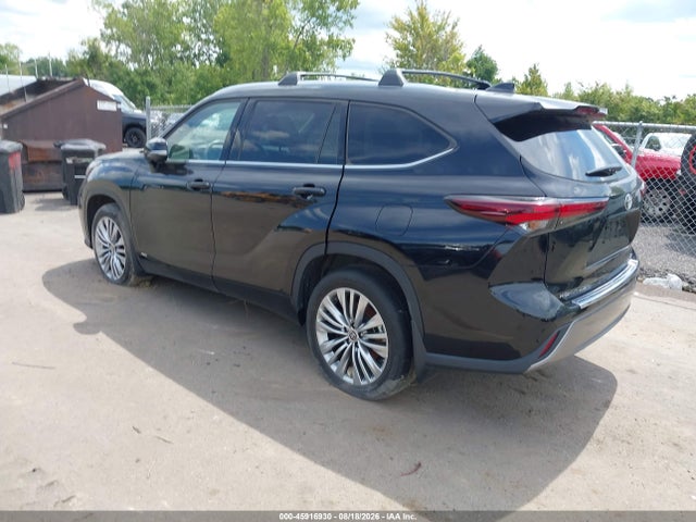 2025 Toyota Highlander Hybrid Platinum მანქანა იყიდება აუქციონზე, vin: 5TDEBRCH9SS655621, აუქციონის ნომერი: 45916930
