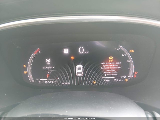45917022 :رقم المزاد ، 5J8YE1H08SL013645 vin ، 2025 Acura Mdx A-spec مزاد بيع